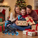 Adjustable Light-Up Kids Inline Skates Ages 9-14 by DirectDeals