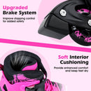 Adjustable Light-Up Kids Inline Skates Ages 9-14 by DirectDeals