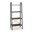 4-Tier Bookshelf with Metal Frame and Adjustable Foot Pads by LJGDeals