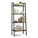 4-Tier Bookshelf with Metal Frame and Adjustable Foot Pads by LJGDeals