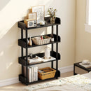 4-Tier Bookshelf Open Bookcase with Anti-Tipping Kit Industrial Storage Unit by LJGDeals