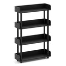 4-Tier Bookshelf Open Bookcase with Anti-Tipping Kit Industrial Storage Unit by LJGDeals