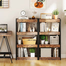 4 Tier Bookshelf Wooden Bookcase with Dual Anti-Tipping Kits by LJGDeals