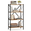 4-Tier Bookshelf with Heavy-Duty Metal Frame by LJGDeals