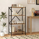 4-Tier Bookshelf with Heavy-Duty Metal Frame by LJGDeals