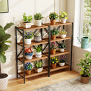4-Tier Bookshelf with Heavy-Duty Metal Frame by LJGDeals