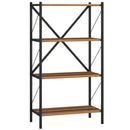4-Tier Bookshelf with Heavy-Duty Metal Frame by LJGDeals