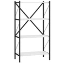 4-Tier Bookshelf with Heavy-Duty Metal Frame by LJGDeals