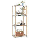 5-Tier Pine Wood Bookshelf with Open Shelves by DirectDeals