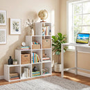 4-Tier Bookshelf with 10 Cube Storage and Anti-Tip Kit by LJGDeals