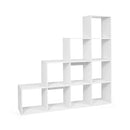 4-Tier Bookshelf with 10 Cube Storage and Anti-Tip Kit by LJGDeals