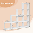 4-Tier Bookshelf with 10 Cube Storage and Anti-Tip Kit by LJGDeals