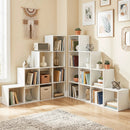 4-Tier Bookshelf with 10 Cube Storage and Anti-Tip Kit by LJGDeals