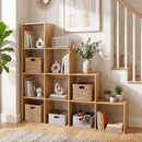 4-Tier Bookshelf with 10 Cube Storage and Anti-Tip Kit by DirectDeals