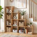 4-Tier Bookshelf with 10 Cube Storage and Anti-Tip Kit by LJGDeals