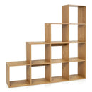4-Tier Bookshelf with 10 Cube Storage and Anti-Tip Kit by LJGDeals