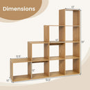 4-Tier Bookshelf with 10 Cube Storage and Anti-Tip Kit by LJGDeals
