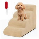 4-Tier Foam Dog Steps with Non-Slip Surface & Washable Cover by DirectDeals