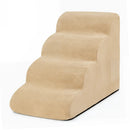 4-Tier Foam Dog Steps with Non-Slip Surface & Washable Cover by LJGDeals