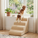 4-Tier Foam Dog Steps with Non-Slip Surface & Washable Cover by LJGDeals