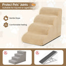 4-Tier Foam Dog Steps with Non-Slip Surface & Washable Cover by LJGDeals