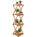 4-Tier Folding Plant Rack and Free Standing Shoe Rack by LJGDeals