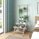 4-Tier Hanging Plant Stand with Hanging Bar by LJGDeals