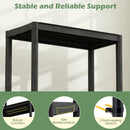 4-Tier Heavy-Duty Plastic Storage Shelves Freestanding Garage Shelving Unit by LJGDeals