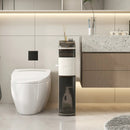 5-Tier Narrow Bathroom Storage Cabinet with Drawers and Tissue Box by LJGDeals