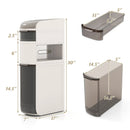 5-Tier Narrow Bathroom Storage Cabinet with Drawers and Tissue Box
