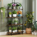 4-Tier Open Bookcase with Sturdy Metal Frame for Living Room by LJGDeals