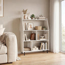 4-Tier Open Bookcase with Anti-Tipping Kits - White by LJGDeals