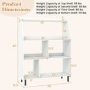 4-Tier Open Bookcase with Anti-Tipping Kits - White by LJGDeals