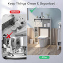 4-Tier Over The Toilet Storage Cabinet with Sliding Barn Door and Storage Shelves by LJGDeals