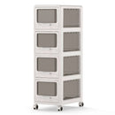Rolling Storage Cart with Drawers and Lockable Wheels by LJGDeals
