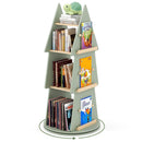 4 Tier Tree Shape Kids Rotating Bookshelf 360¬∞ Display Rack Storage Organizer-Green by LJGDeals