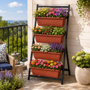 4-Tier Vertical Raised Garden Bed with Drainage Holes by LJGDeals
