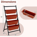 4-Tier Vertical Raised Garden Bed with Drainage Holes by LJGDeals
