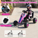 4-Wheel Ride On Toy Pedal Go Kart for Kids with Steering Wheel and Safe Handbrake