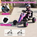 4-Wheel Ride On Toy Pedal Go Kart for Kids with Steering Wheel and Safe Handbrake by LJGDeals