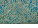 Antique Design 5x8 Blue and Beige Traditional Hand knotted wool rug by The Rug Decor