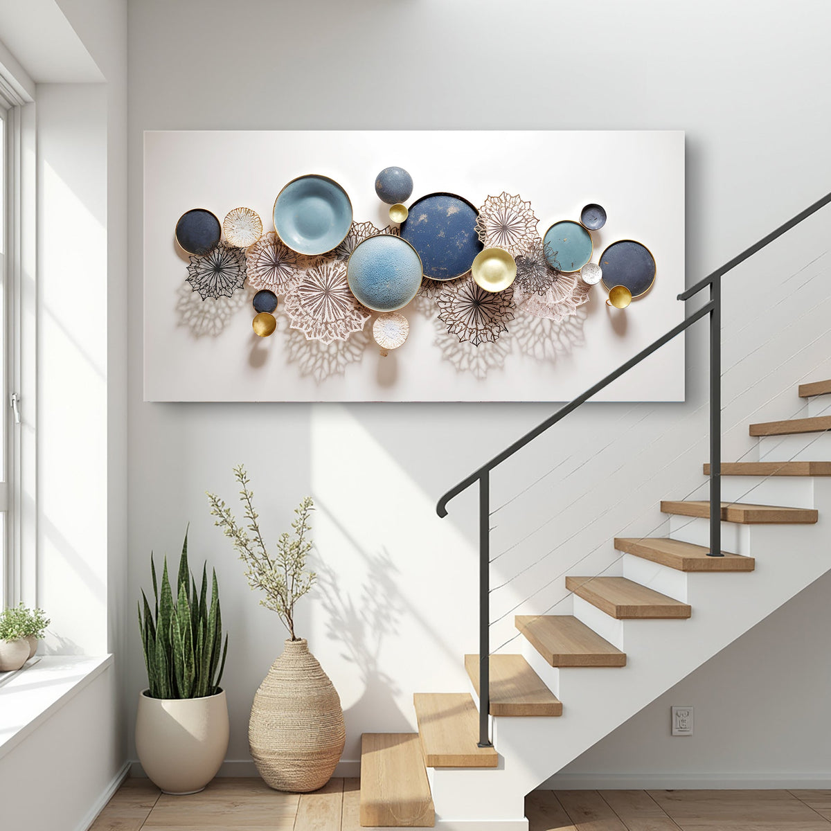 Lotus Leaf Abstract Wall Art III, photo 5 of 10