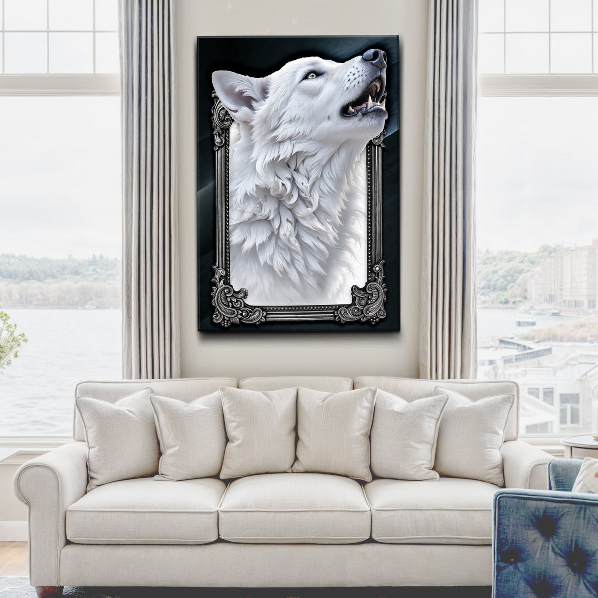 3D Wolf Wall Art III, photo 5 of 10