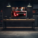 Car light up sign, Car neon light sign, Car wall art lighted, Car led wall decor, Car led sign, Garage neon sign, Neon painting art For Man - UvCar19