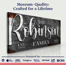 Personalized Family Sign