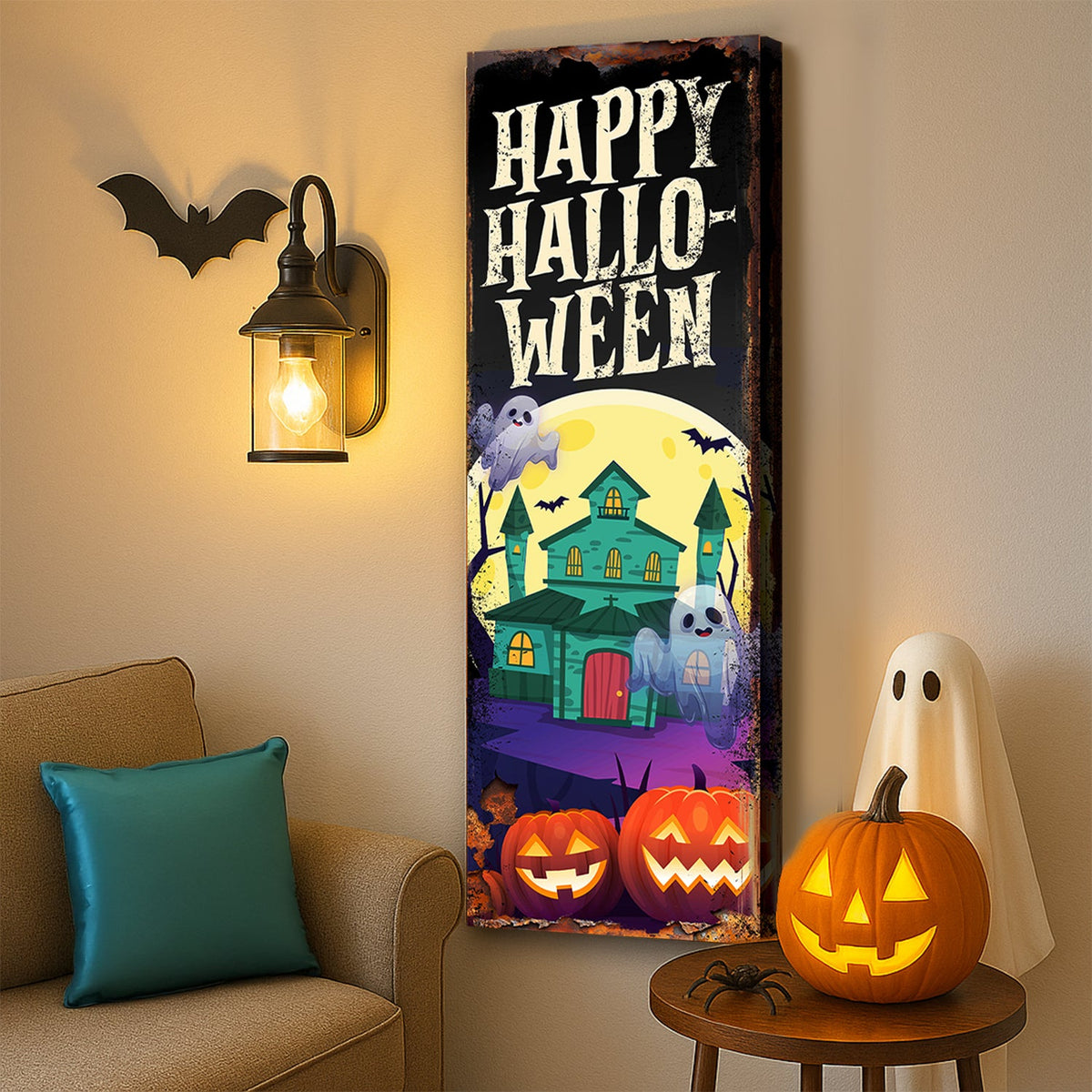 Halloween Welcome Sign, photo 4 of 9