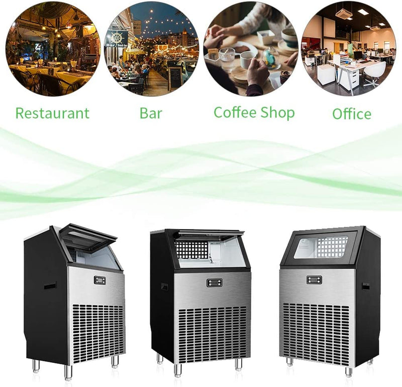 100LBS/200LBS/265LBS  Freestanding Commercial Ice Maker Z5845A