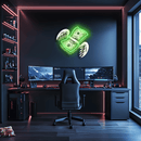 Dollars Angel Uv Print Neon Art, Dollars Uv Print Neon Sign, Neon Light,Neon Wall Art, Neon Sign,Neon Light Sign, Neon Gifts, Housewarming