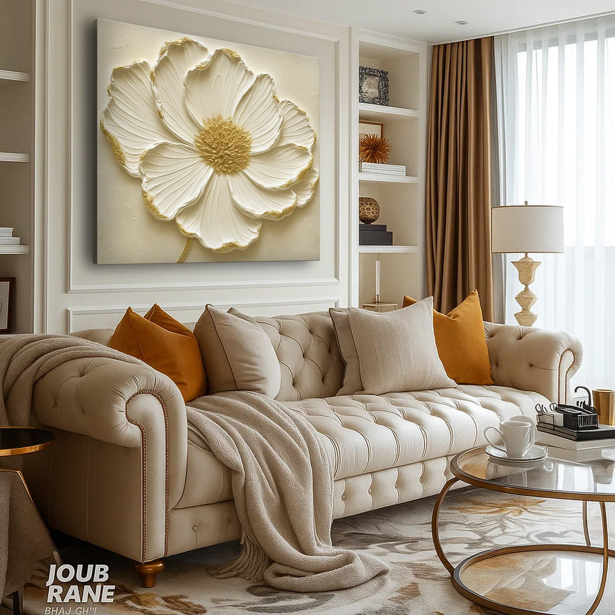 Modern Abstract Flower Wall Art, photo 4 of 10