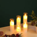 Set 4/5/6/7/8inch Flameless Candles (Set of 5) by JHY DESIGN